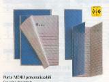 SEI  Porta MENU personalizzabili 18x24 4 tasche