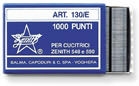 ZENITH Punti metallici acciaio naturale 130/E